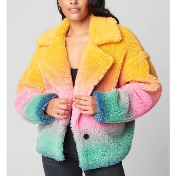 Blank nyc hard to forget teddy coat Clearance